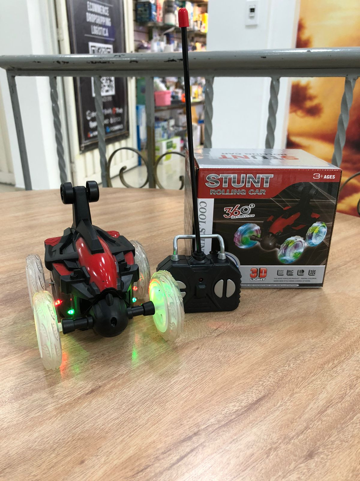 Carro Loco Con Luces Stunt Roolling